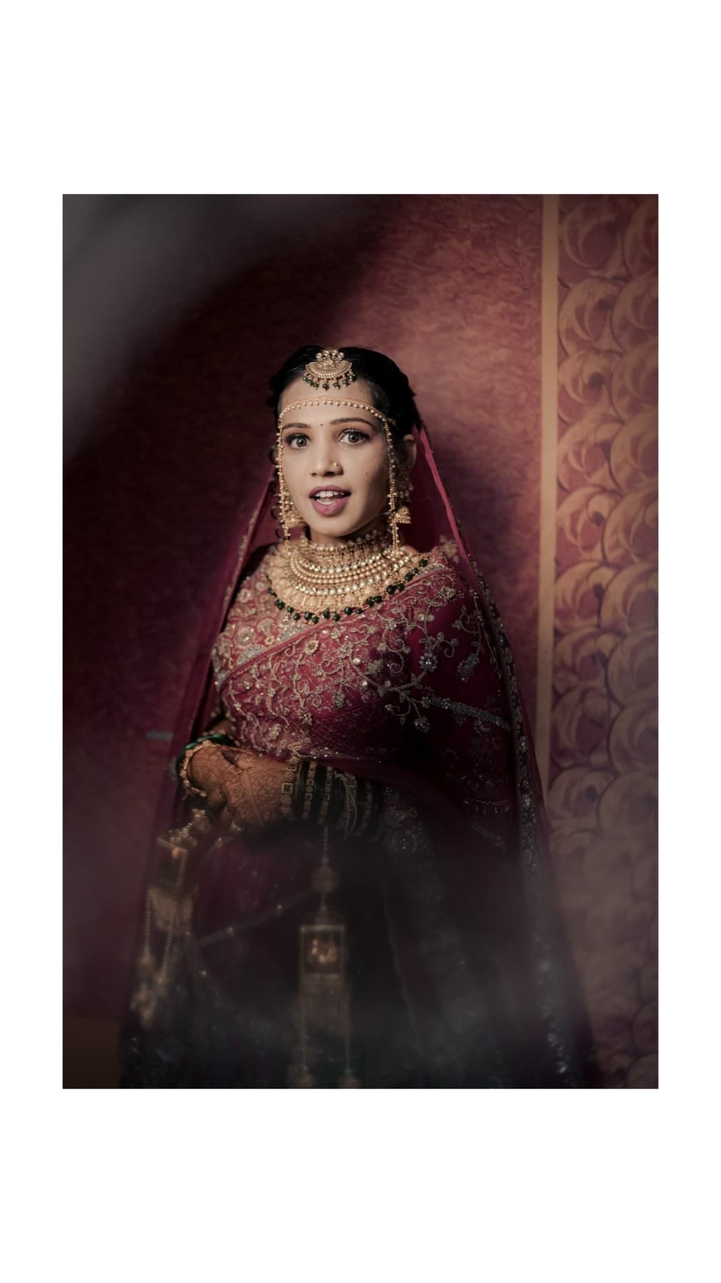 Bridal portrait 4 by Stories by Shubhh.era