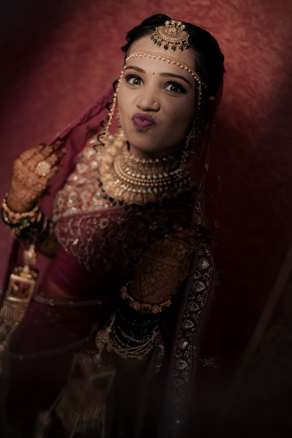 Bridal portrait 9 by Stories by Shubhh.era