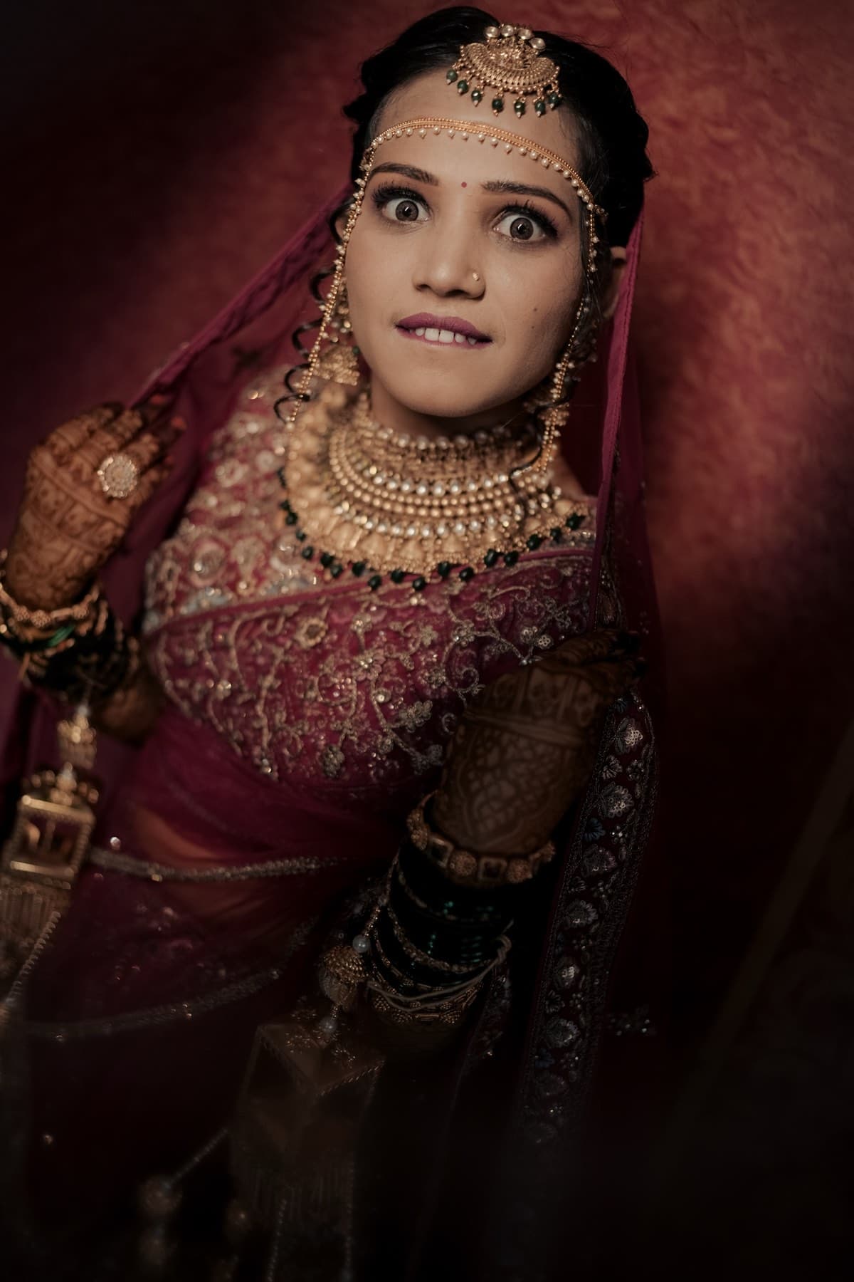 Bridal portrait 10 by Stories by Shubhh.era
