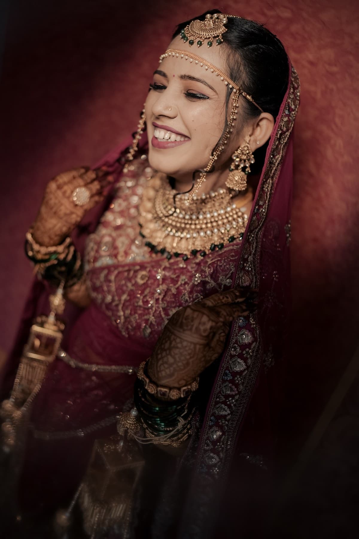 Bridal portrait 11 by Stories by Shubhh.era